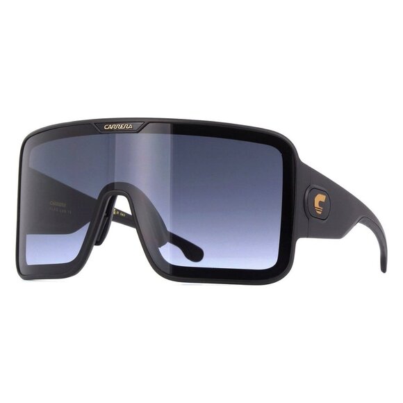 New CARRERA Black Shield Flaglab 15 0039O Sunglasses Special Edition with Detach - Picture 1 of 9